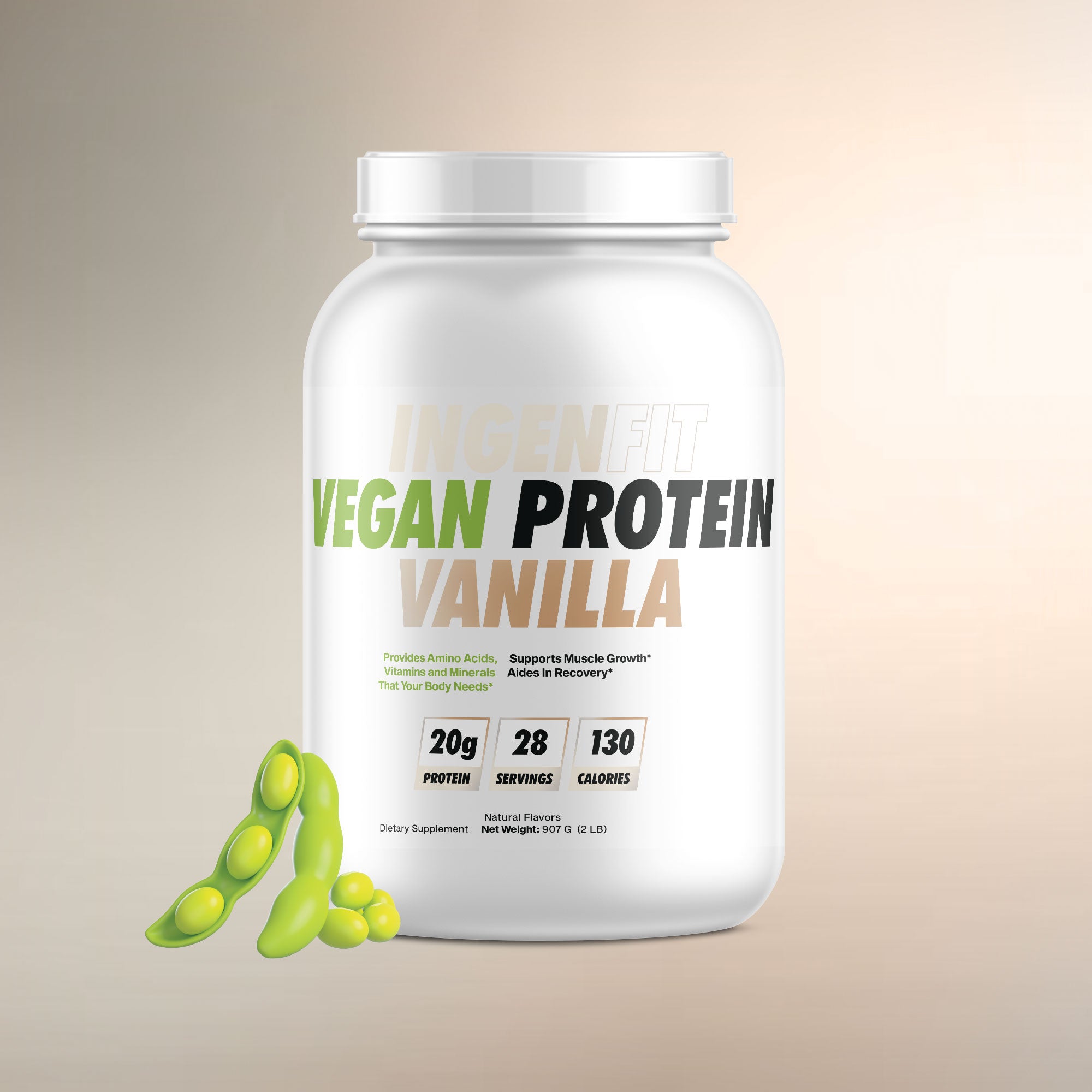 Vanilla Flavored Vegan Protein