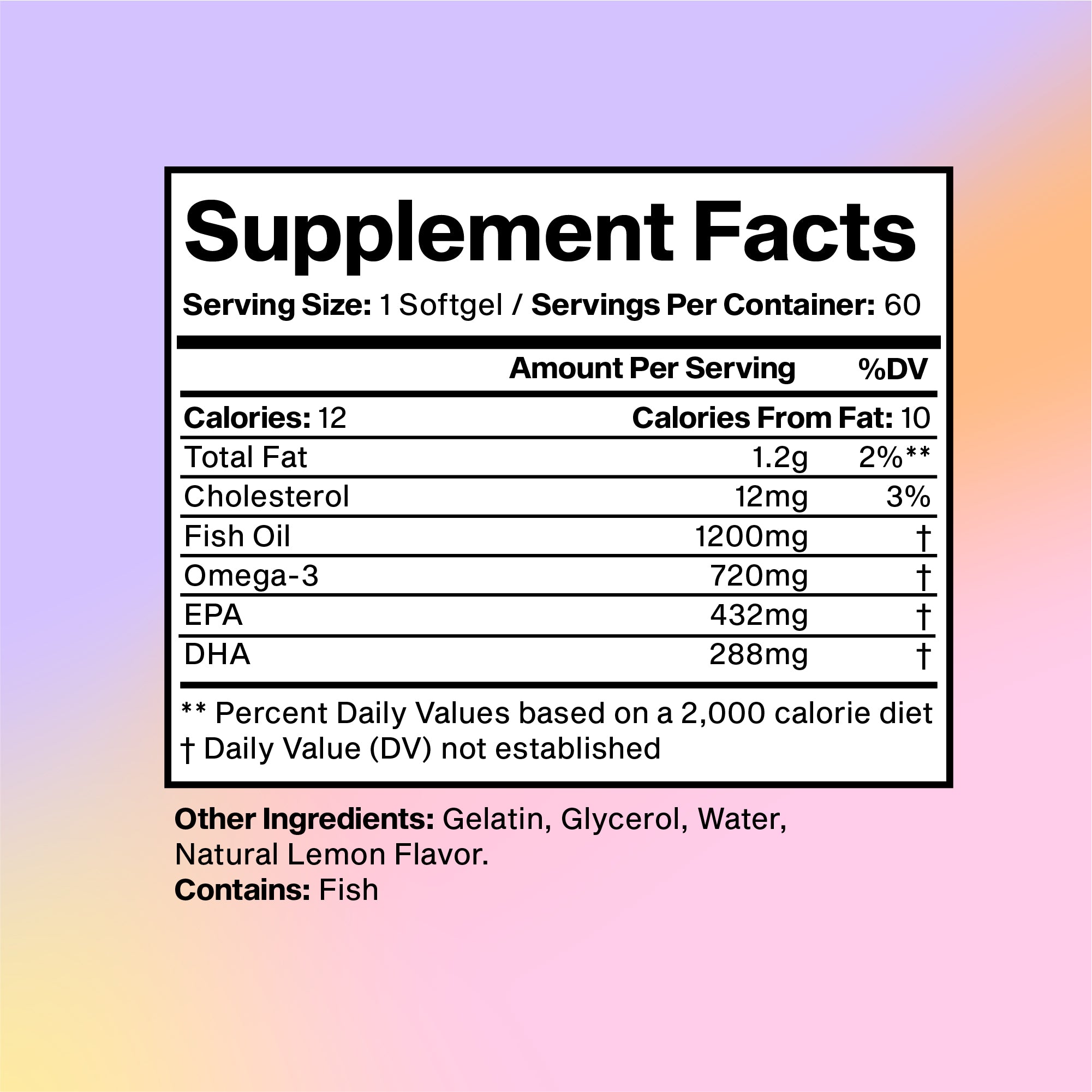 Omega 3 with 🐟 Fish Oil