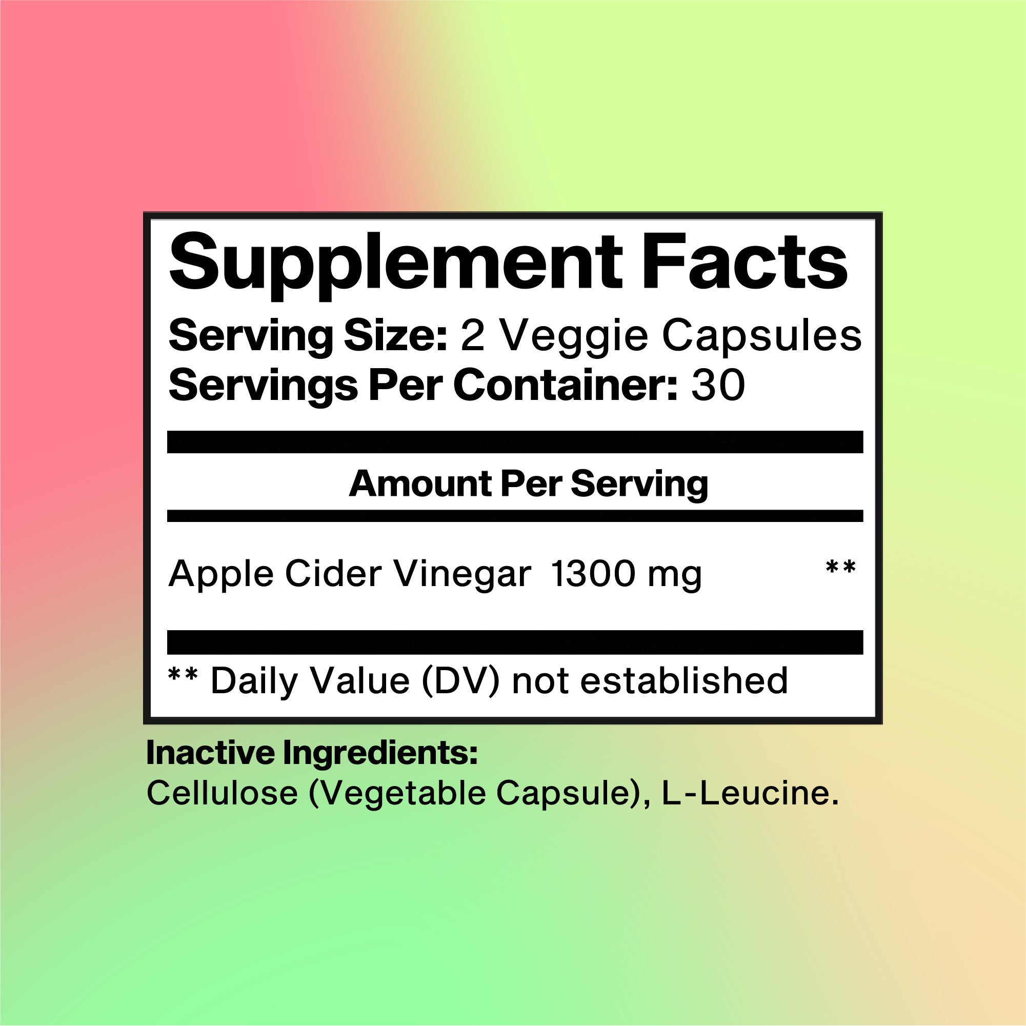 Apple Cider Vinegar 🍏 Capsules